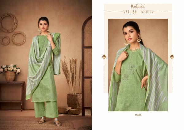 Azara Radhika Bandhani Casual Wear Printed Cambric Cotton Designer Dress Material